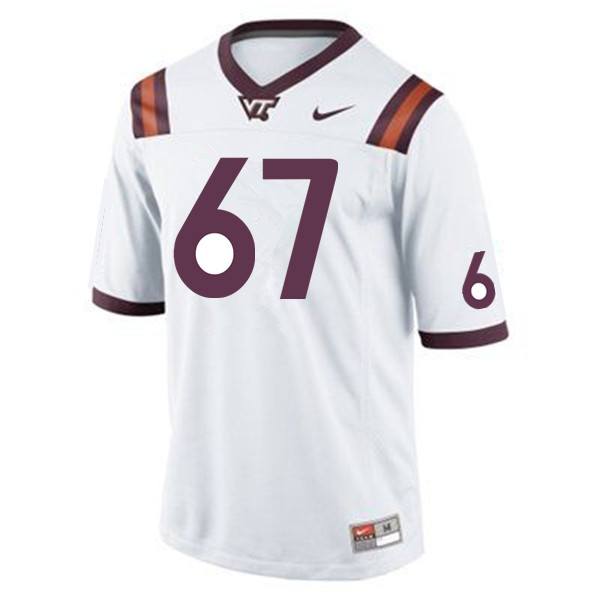 Men #67 Parker Osterloh Virginia Tech Hokies College Football Jerseys Sale-Maroon